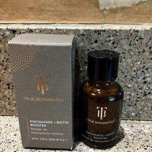 True Botanicals Niacinamide & Biotin Face Booster!! NIB!